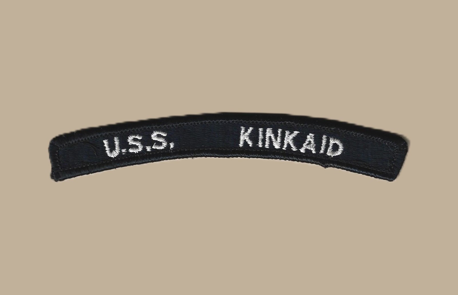 US Navy DD-965 USS Kinkaid Destroyer 1976-2003 UIM Shoulder Rocker Tab (01)