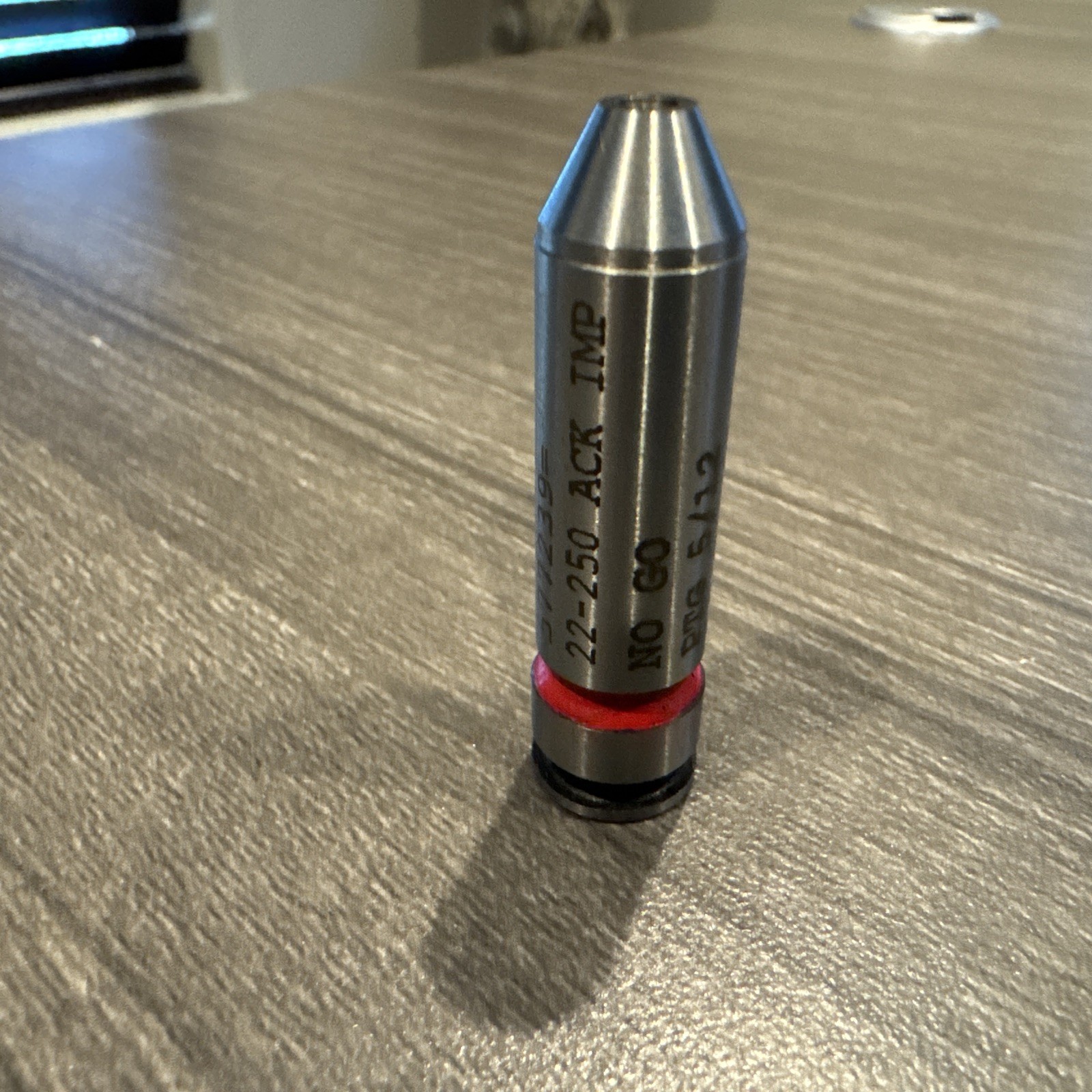 PTG  22-250 AI.    HEAD SPACE GAUGE      (NO GO GAUGE)