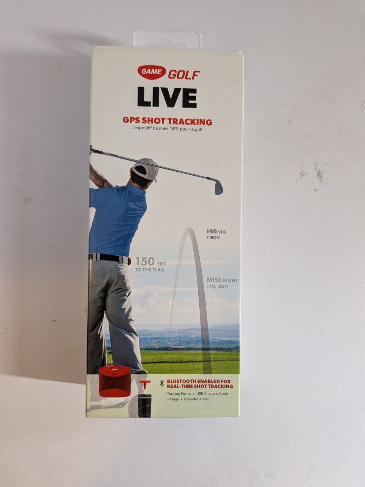 Game Golf Live GPS Shot Tracking System Digital Bluetooth Enabled Brand New