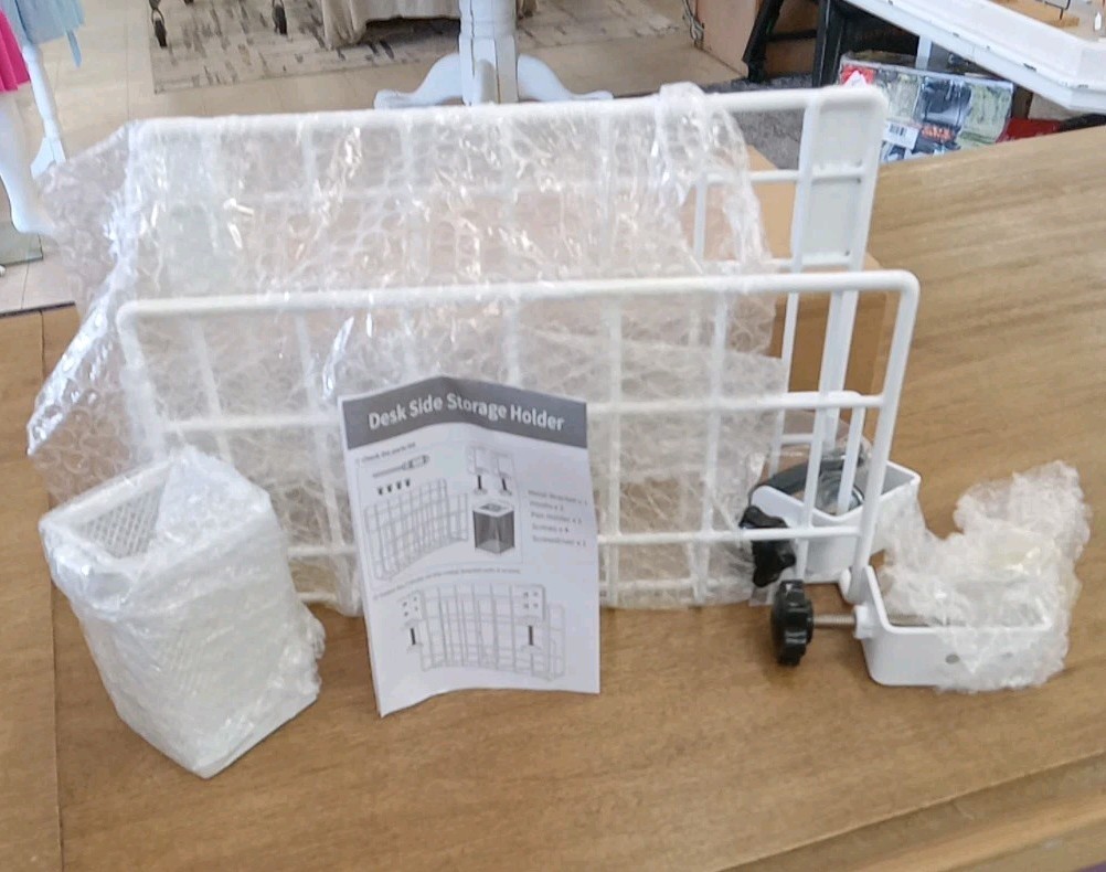Desk Side Storage Clamp On Storage For Office