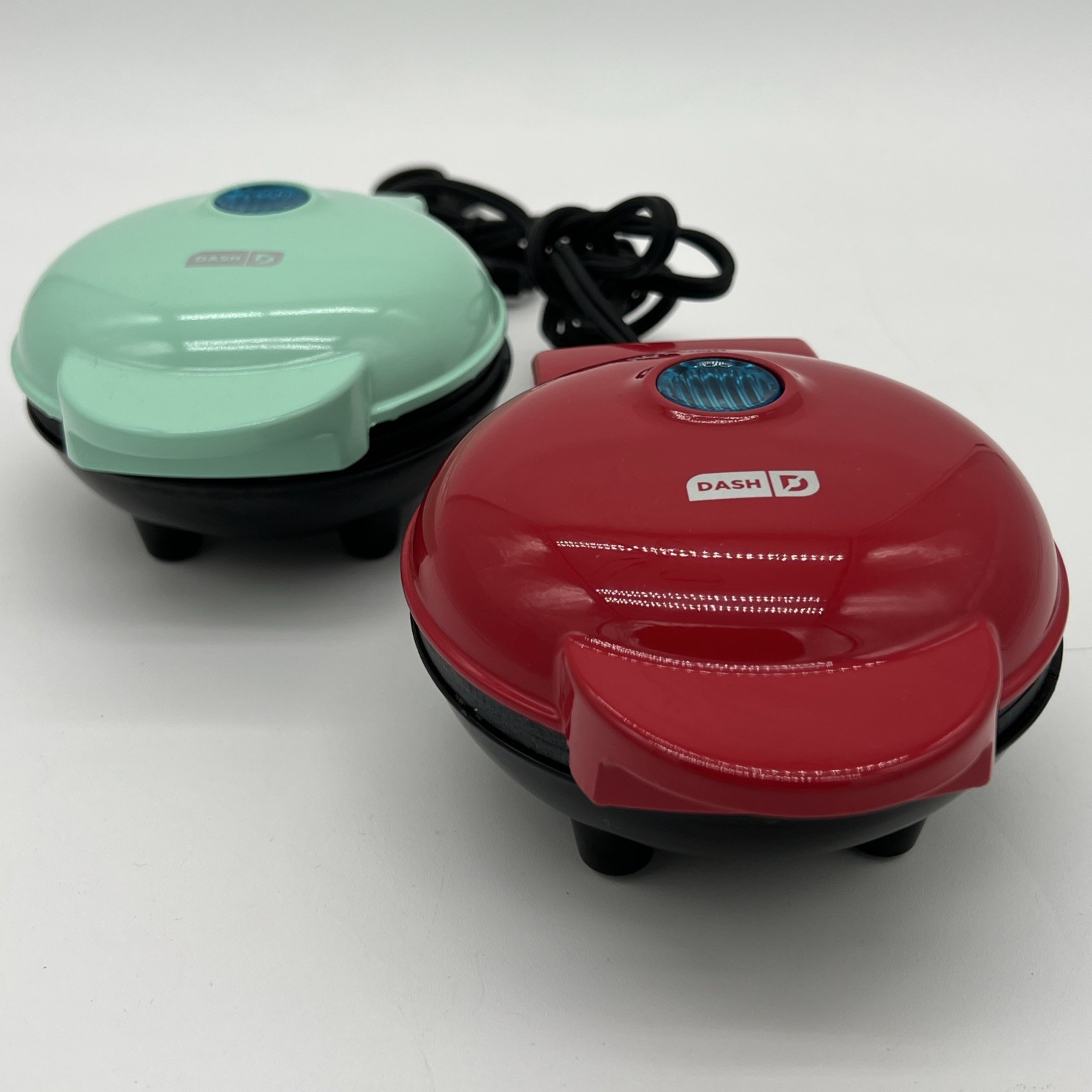 Dash Mini Maker 2-Piece Griddle for Pancakes & Waffle Maker Set of 2 Fast Ship!!