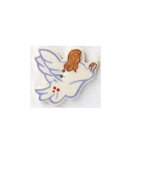 Mill Hill Ceramic Buttons 86011-1R Angel Facing