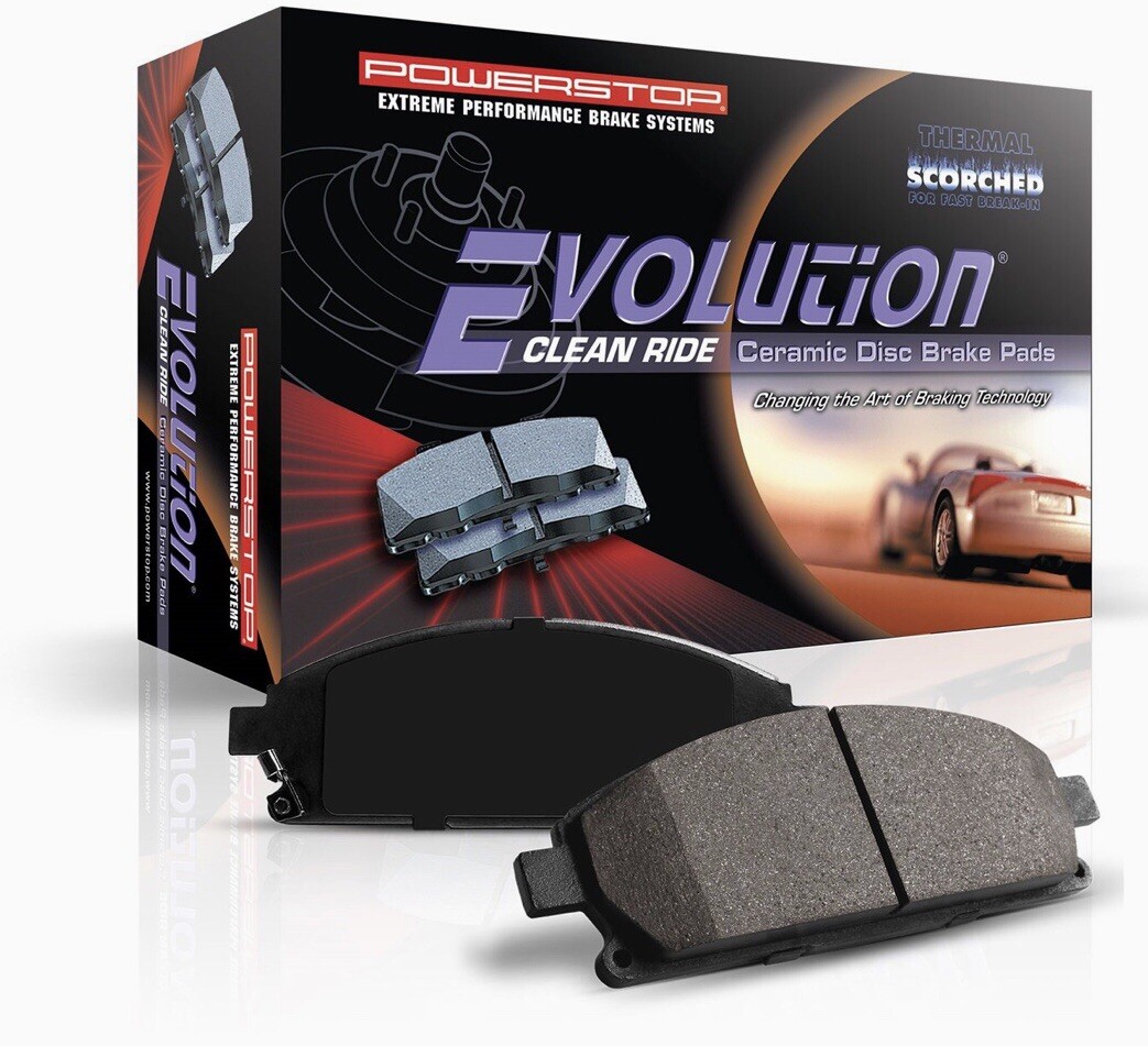 Power Stop 16-1454A Z16 Evolution Front Ceramic Brake Pads 16-1454A