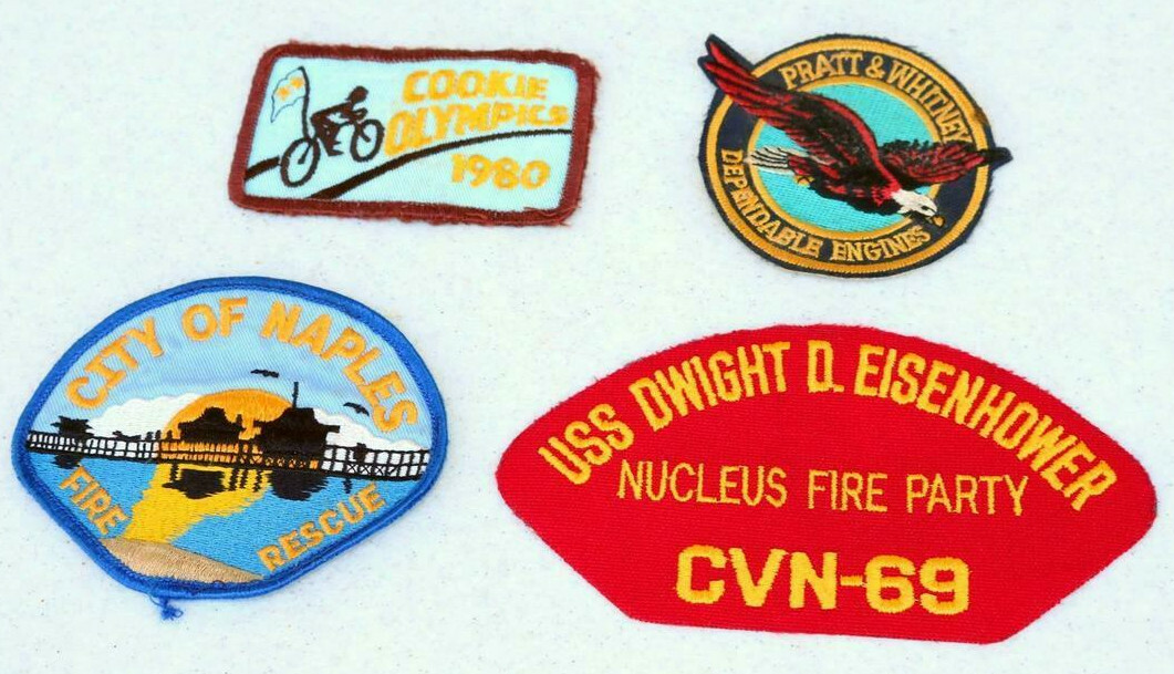 Lot Patches Fire Rescue Mix Naples Cookies Nucleus cvn-69 Pratt Engines  ZH