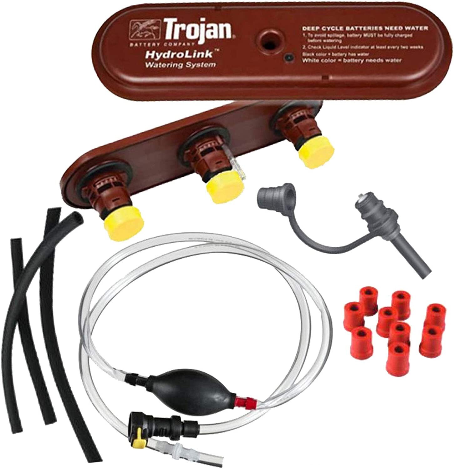 Trojan 210007 HydroLink Watering System 36V Universal- 6V Battery Kit + HANDPUMP