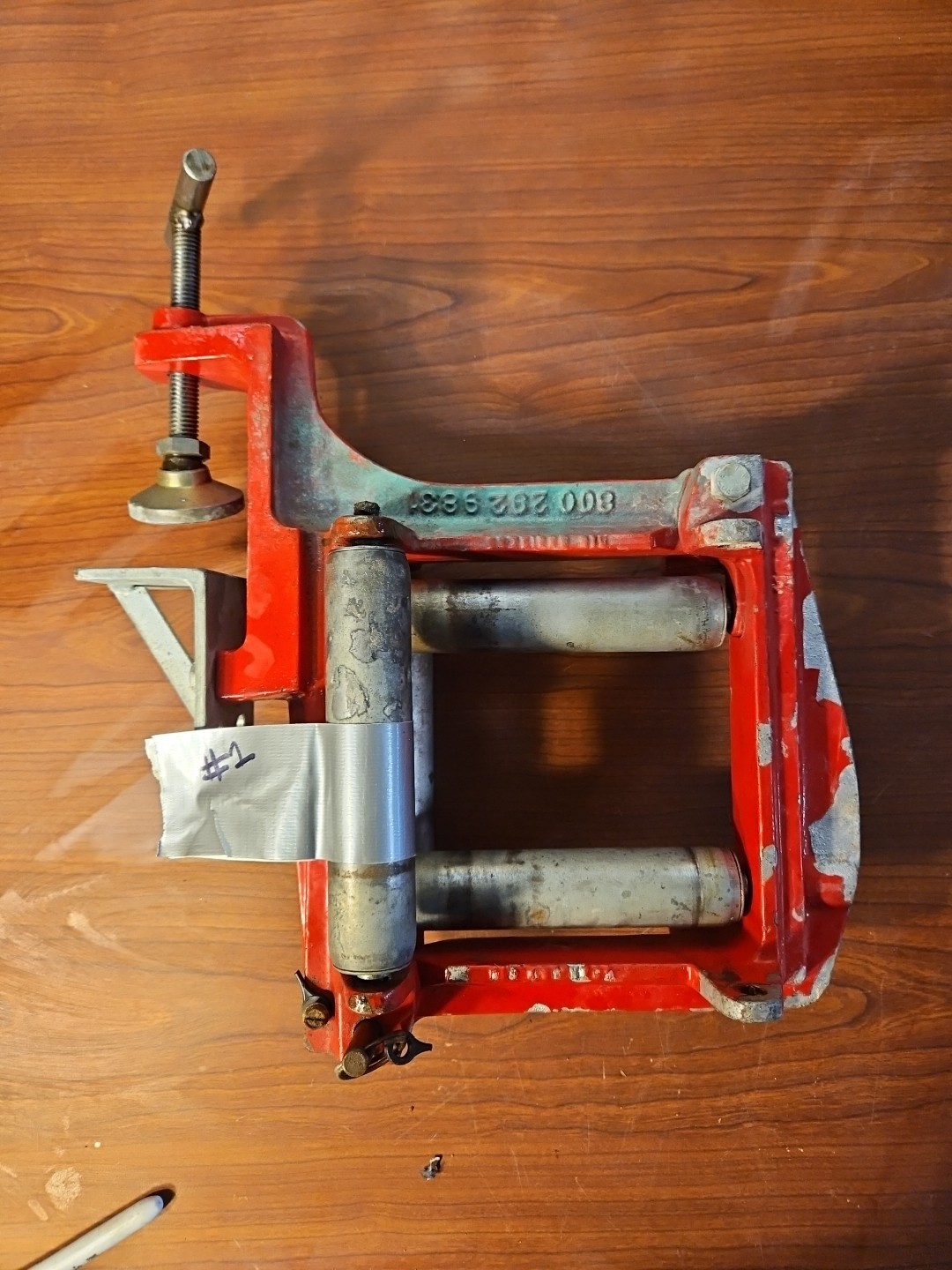 Clamp-on Tray Rollers HB1A-6" His Business mfg.