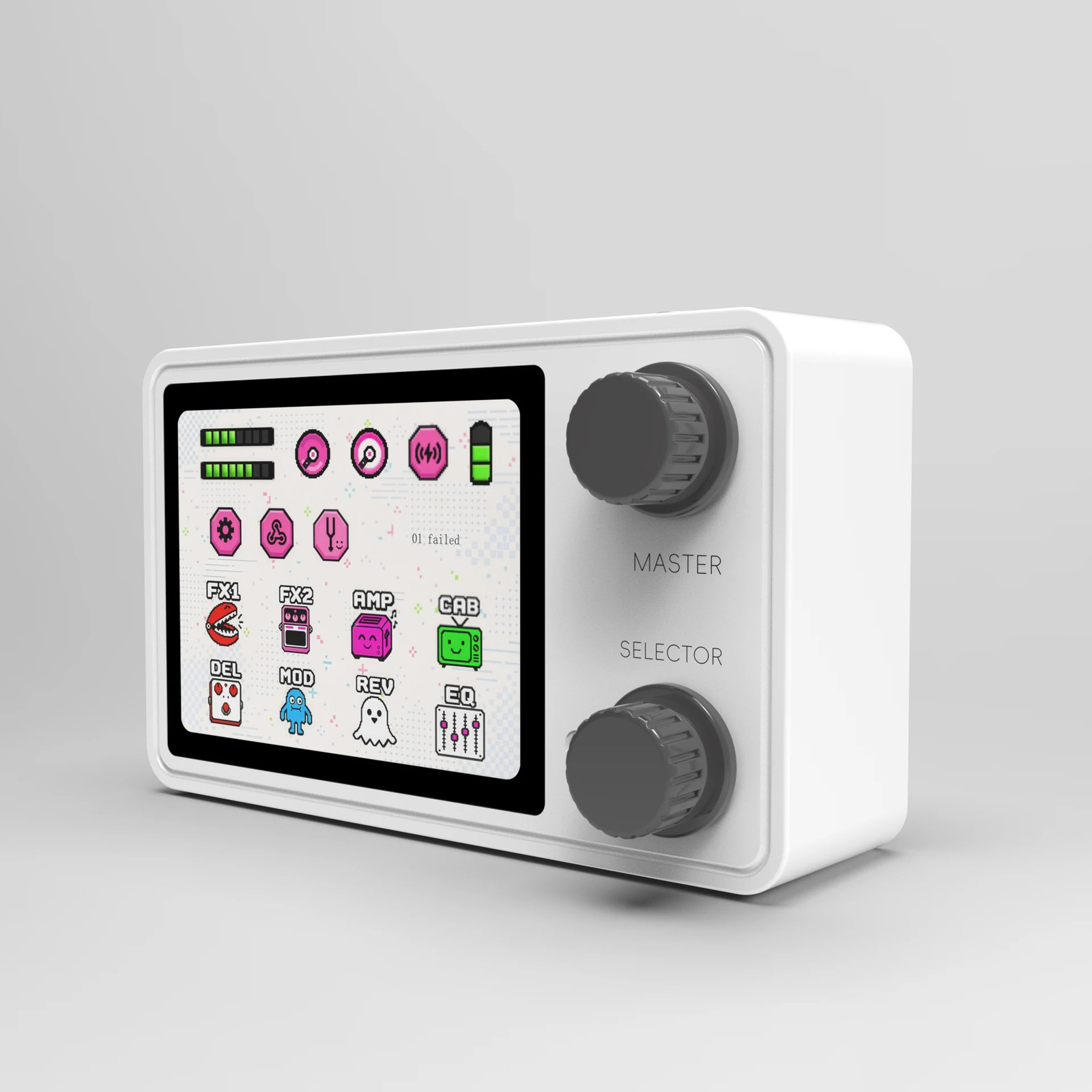 LIVTRA NANOCORE Multi-Function Guitar Pedal – 126G, 10H Playtime, 2.4" Display,