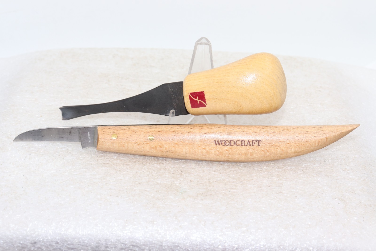 1/4" Gouge and Woodcraft Carving Knife Lot of 2 Tools