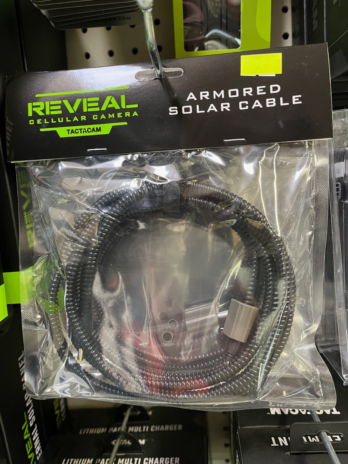 Tactacam Reveal Cellular Camera Armored Solar Cable 6.5'