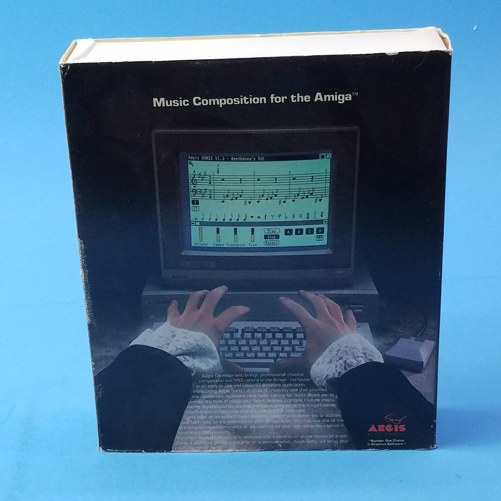 Aegis Sonix Music Composition For The Commodore Amiga Computer software