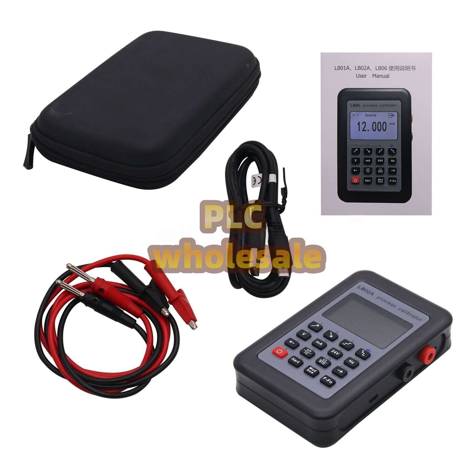 LB02A Multifunction Process Calibrator for Frequency RTD TC mV mA Calibration-