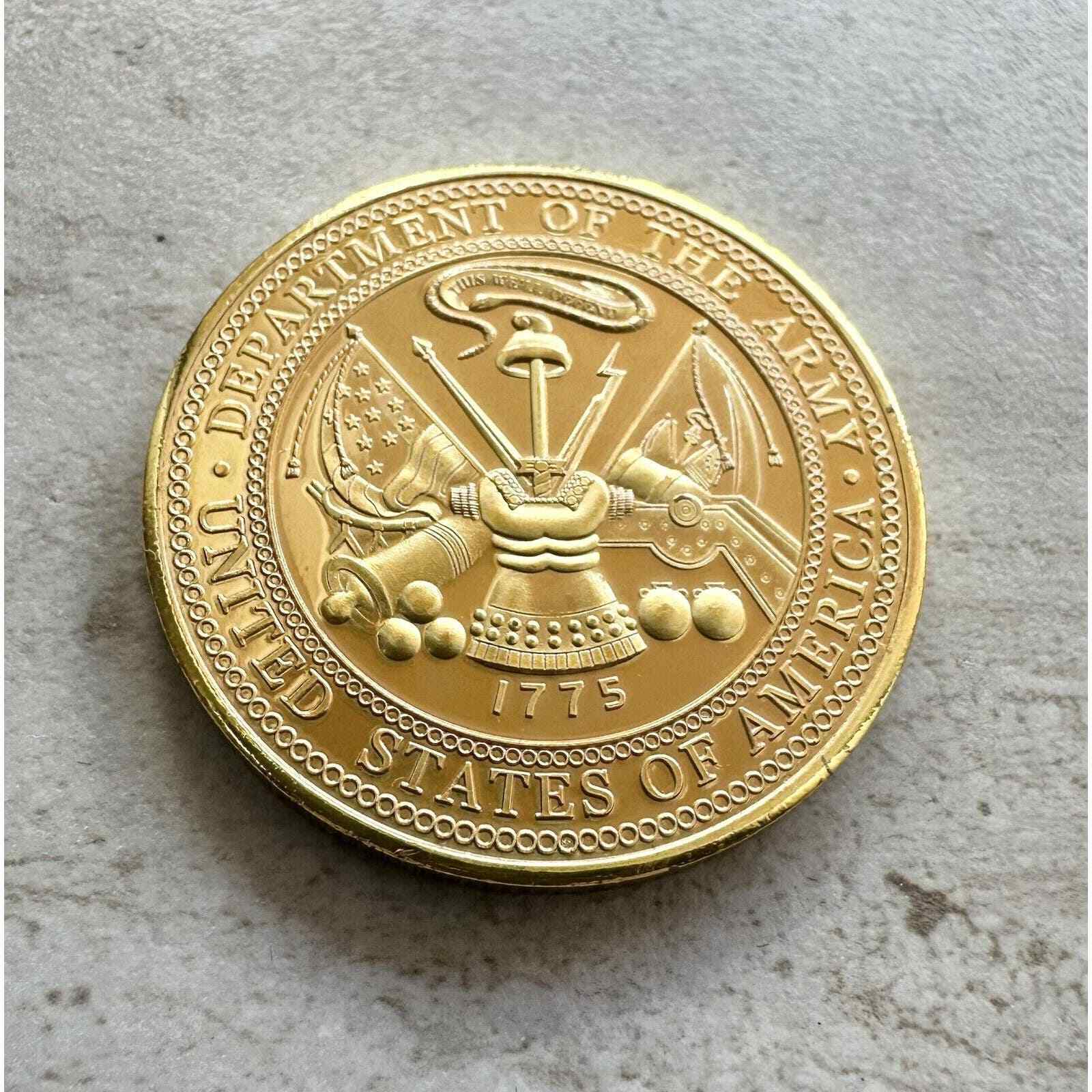US ARMY SERGEANT E-5 Challenge Coin With Special Army Velvet Case