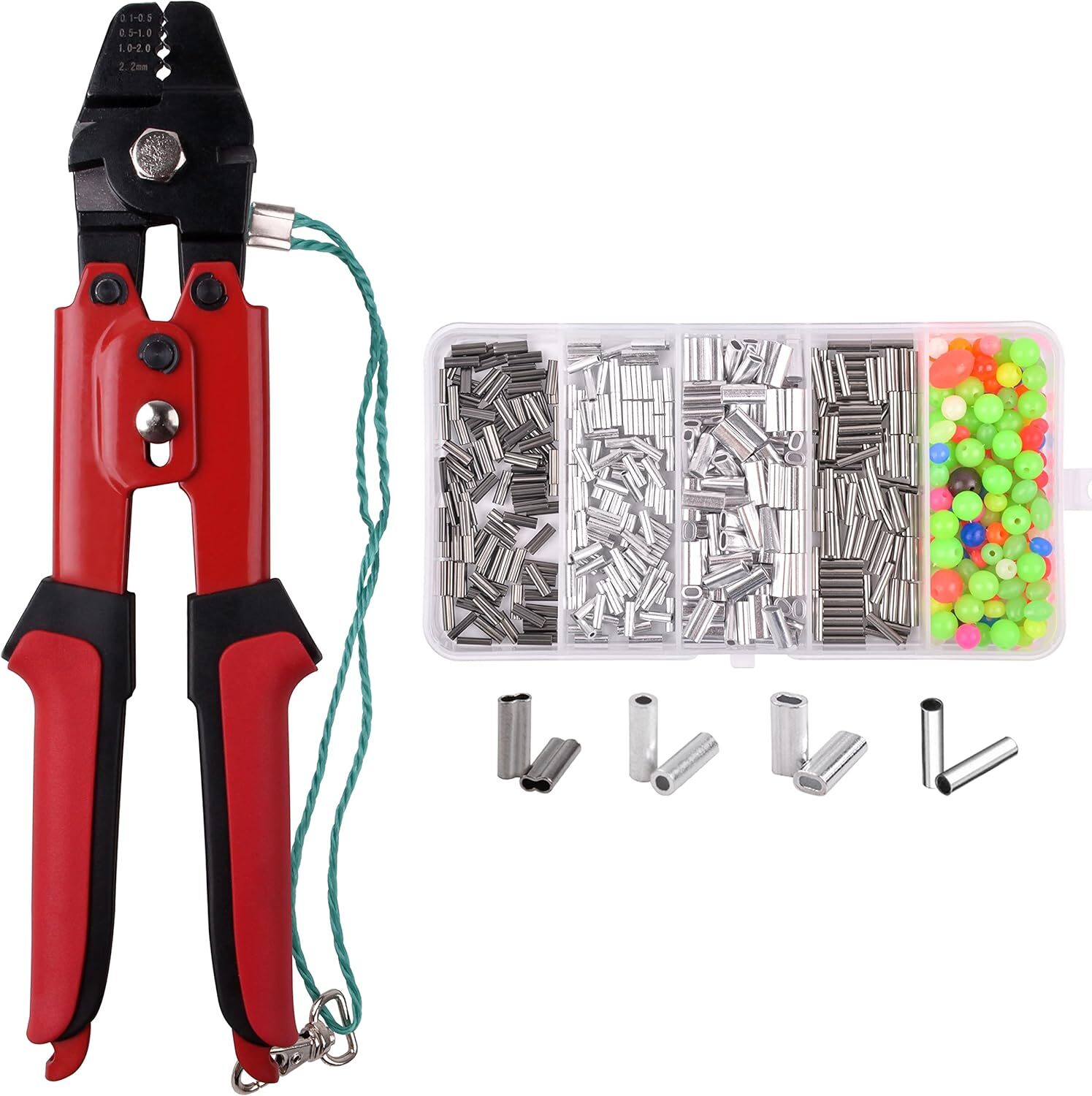 Wire Leader Rope Hand Crimping Pliers High-carbon Steel Set