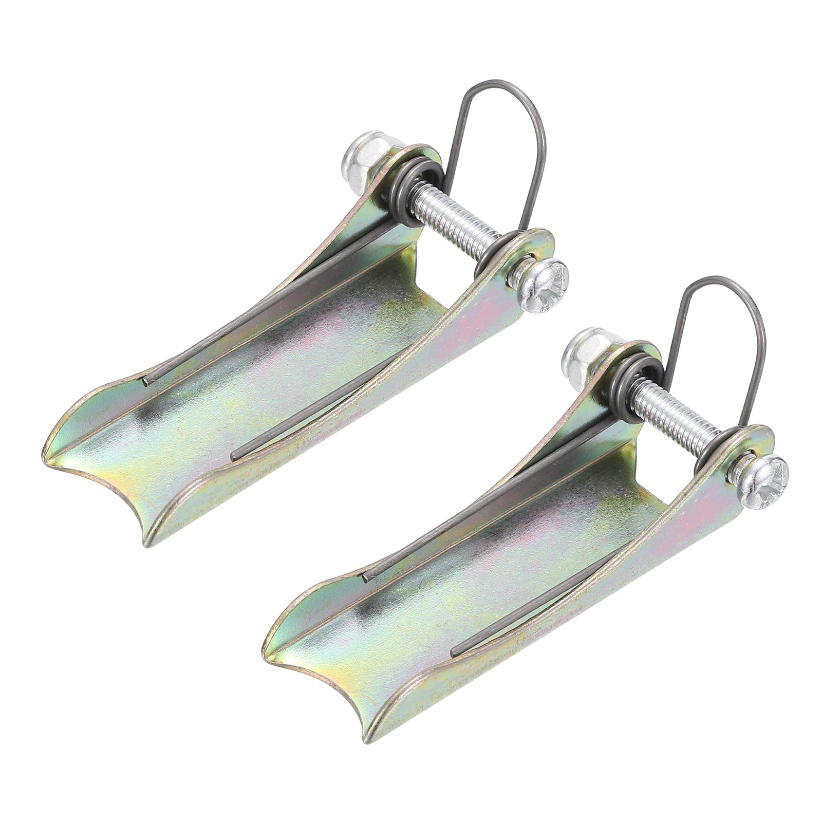 2pcs 2.2 Inch 3T Hook Safety Latch Kit Steel Towing Hitch Replacement Brass