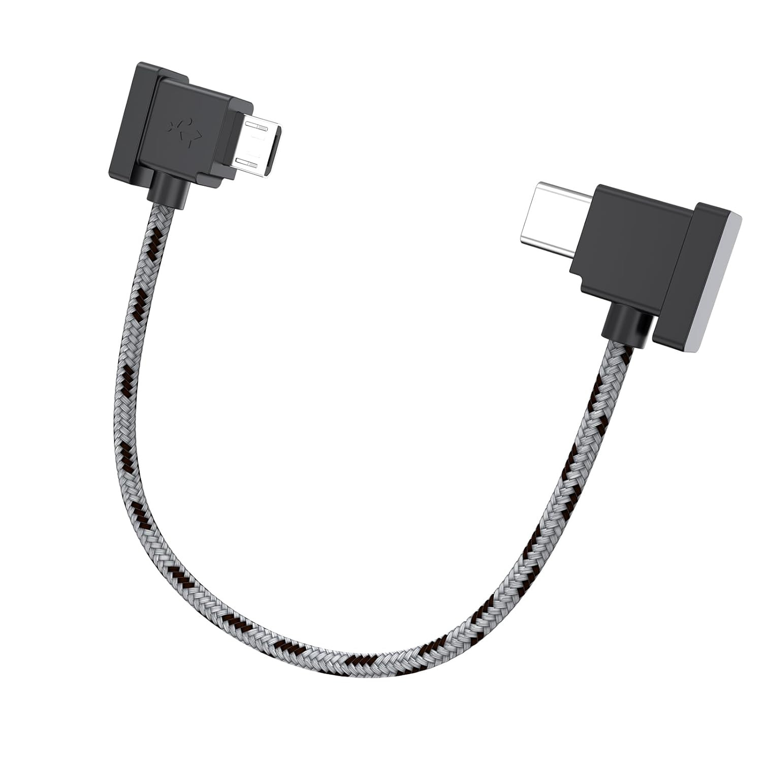 Micro USB to USB-C DJI Remote Controller Cable, Braided OTG Data Cord for Mavic