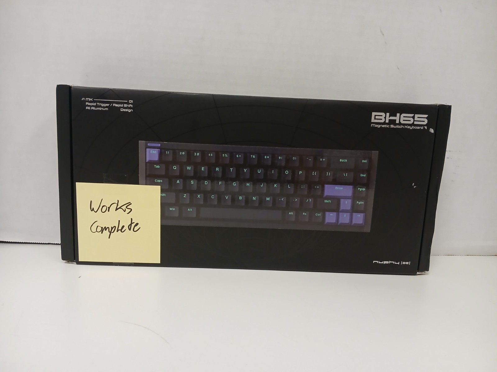 NuPhy X BH65 Magnetic Switch Gaming Keyboard, Black