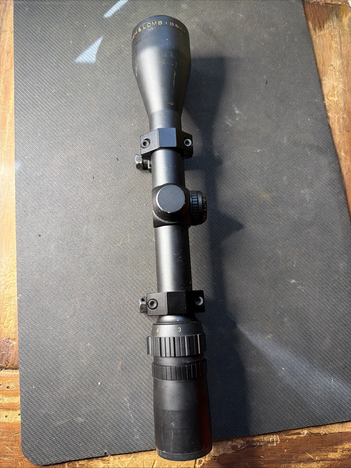 BAUSCH & LOMB 3-9X40 ELITE 3000 1 Inch Rifle Scope With Rings