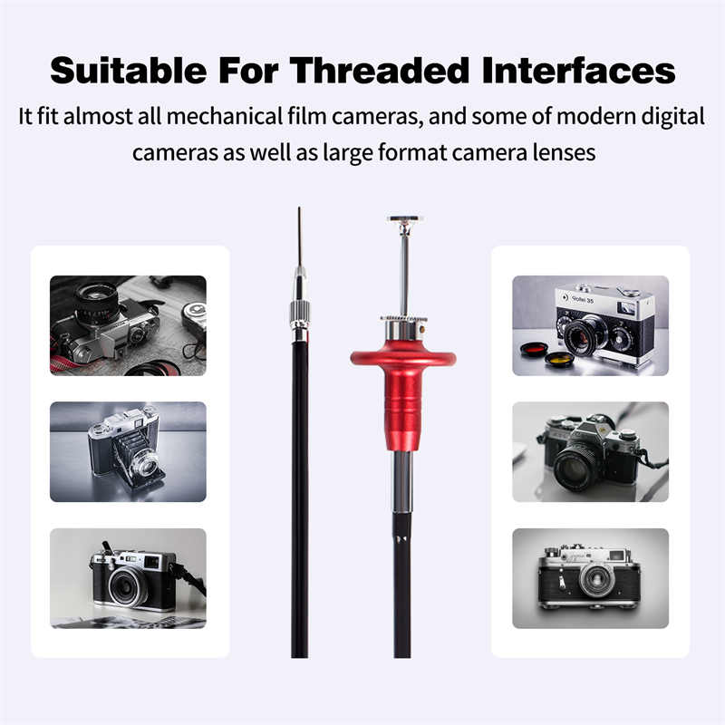 16 40cm Metal Mechanical Shutter Release Cable film Camera / Large Format Lens
