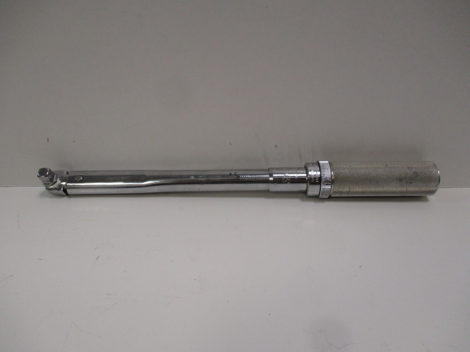 SNAP ON TOOLS QJ284C CLICK TYPE 3/8 DRIVE TORQUE WRENCH GOOD USED