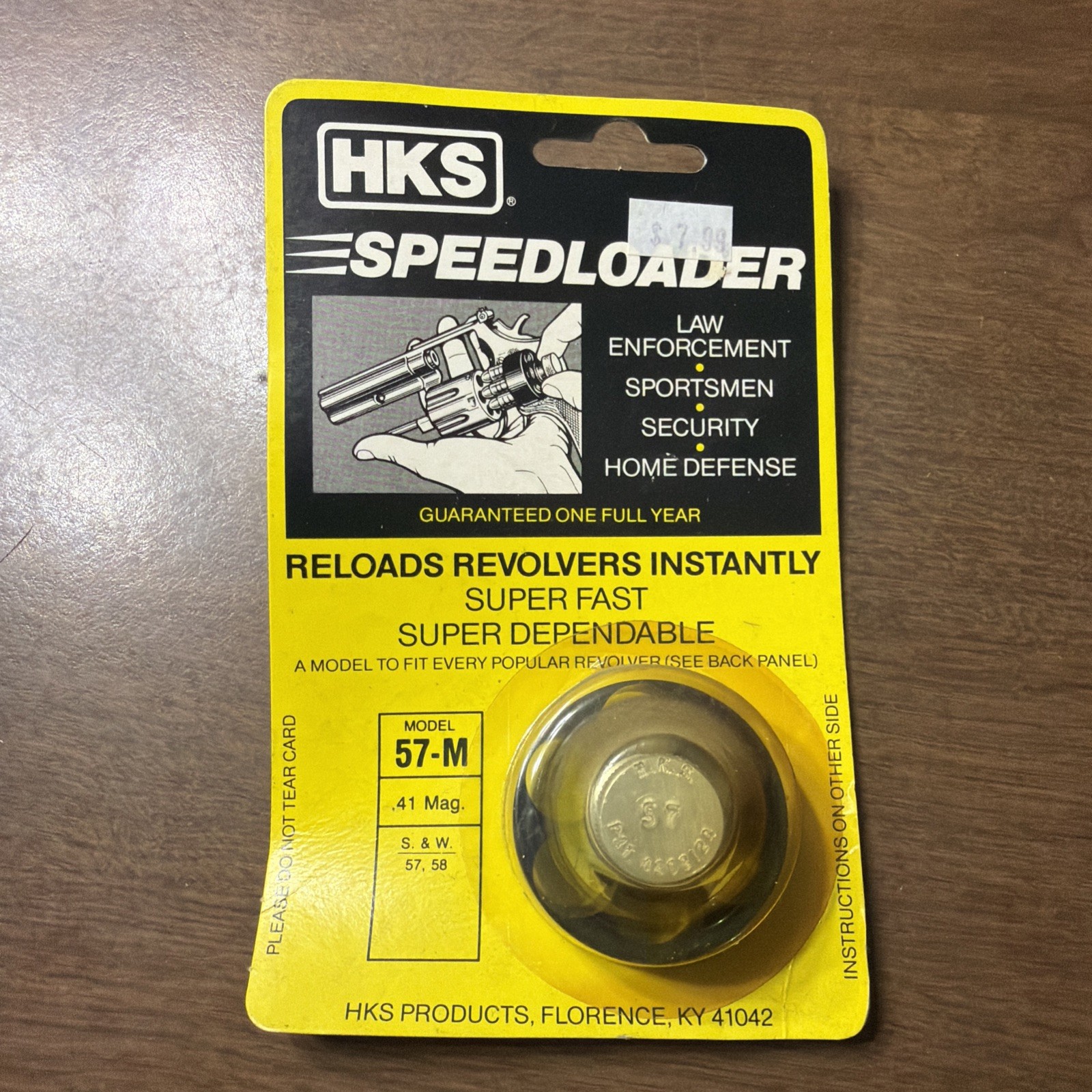 57-M HKS Speed Loader for S&W .41 Magum Caliber N Frame Models 57 58