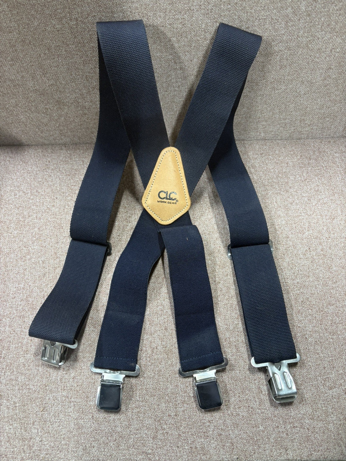 CLC Heavy-Duty Work Suspenders, One Size, Blue new no tags