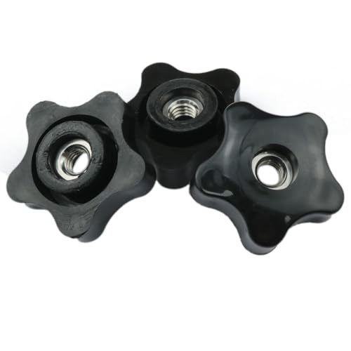 T-Track Knob Five-Star Thru Knob 5/16”-18 Thru Knob Star Knobs Threaded Knobs