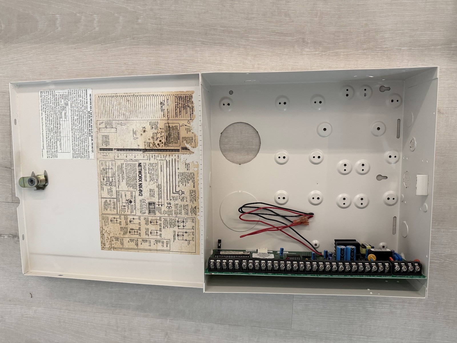 NetworX NX-8V2 Security Alarm System Control Panel Board, Housing, Cellular