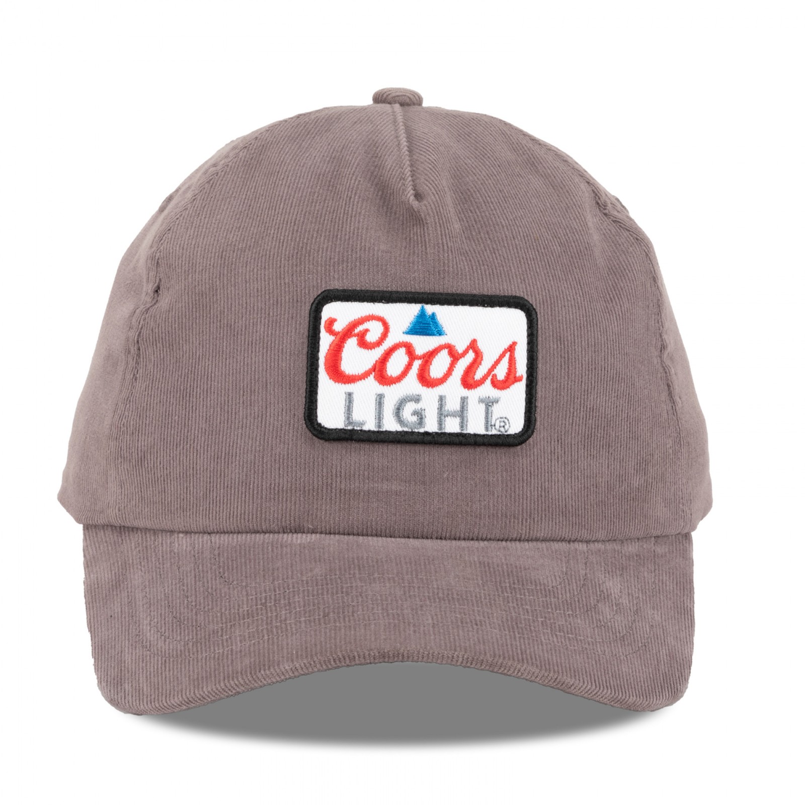 Coors Light Embroidered Logo Corduroy Hat Grey