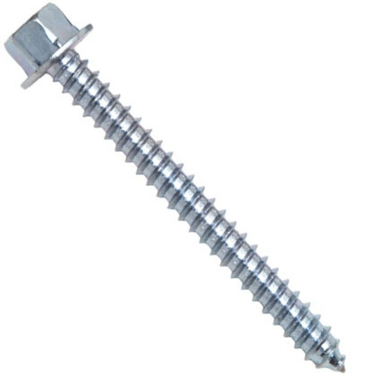 Lag Screw Hex Washer Head Tapcon 5/16″ X 3″ High Profile 7/16" Head (25pcs)