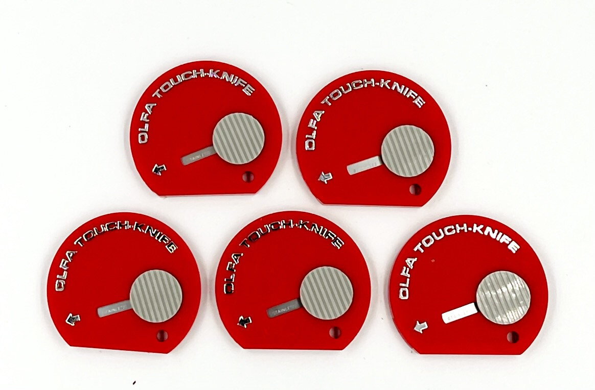 OLFA TK-4 Touch Knife Slide Cutter Box Opener New 5-Pack (Loose - No Packaging)