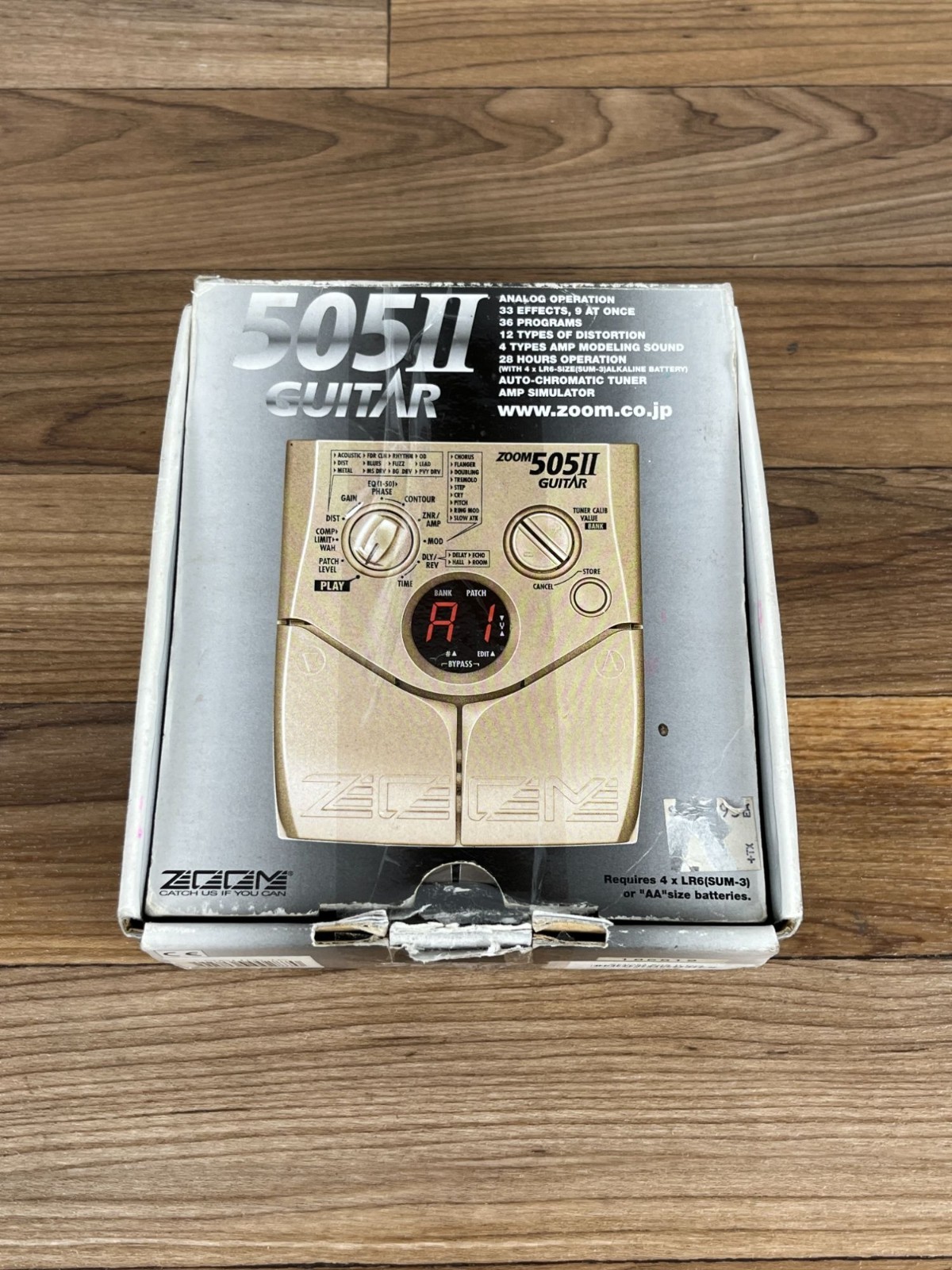 Zoom 505II 505 II Guitar Pedal - Multi Effect Processor pedal No Cable