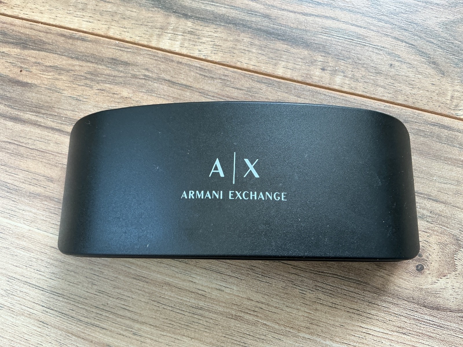 A/X Armani Exchange Black Hard Sunglasses Clam Shell Eyeglasses Glasses Case