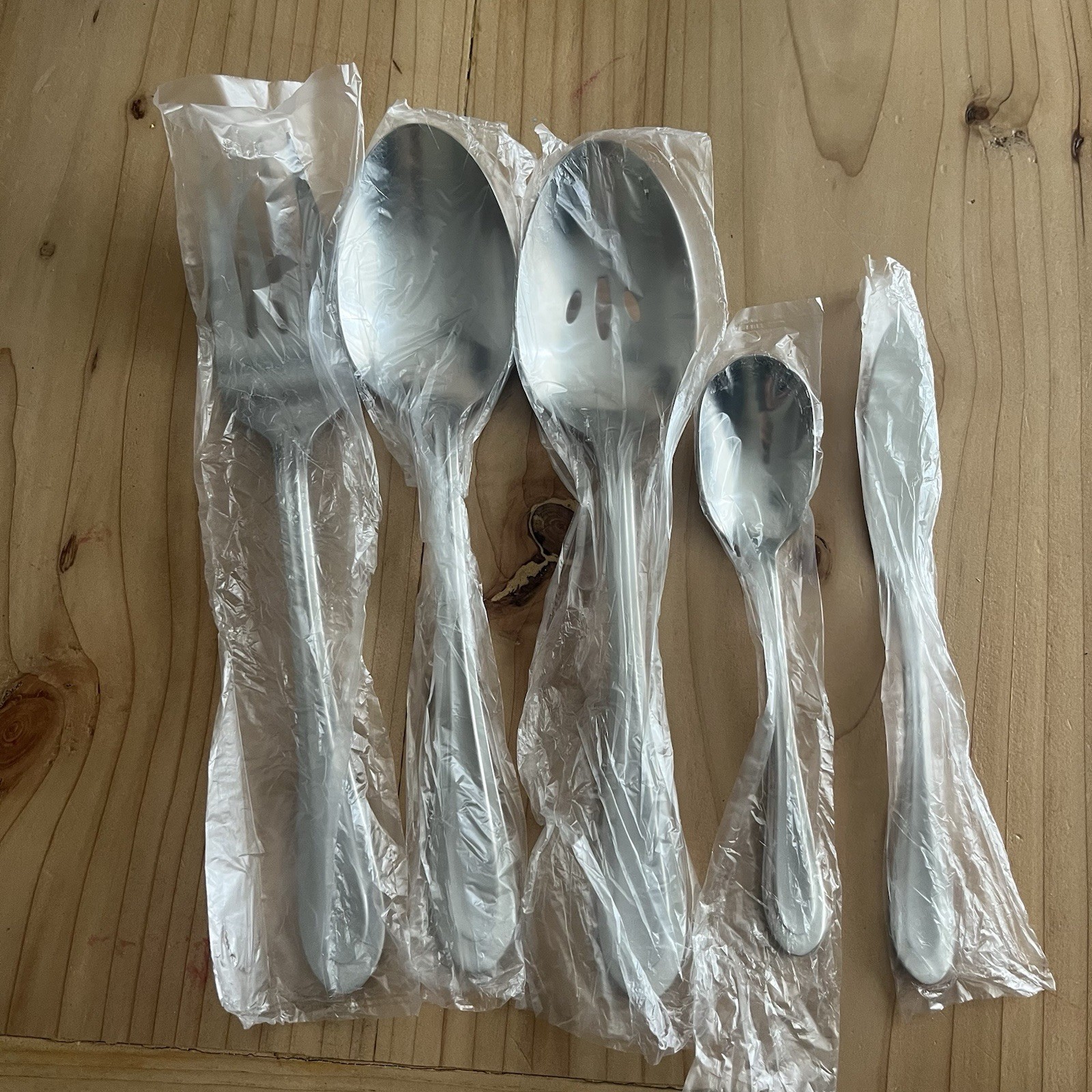 Oneida Joann Joanne Serving Set Pierce Fork Gourmet Stainless Steel New 5 Piece