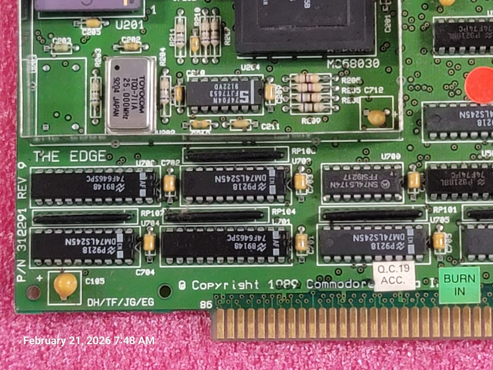 Commodore Amiga A2630 The Edge Accelerator 68030 25MHz & 4MB for A2000 computer