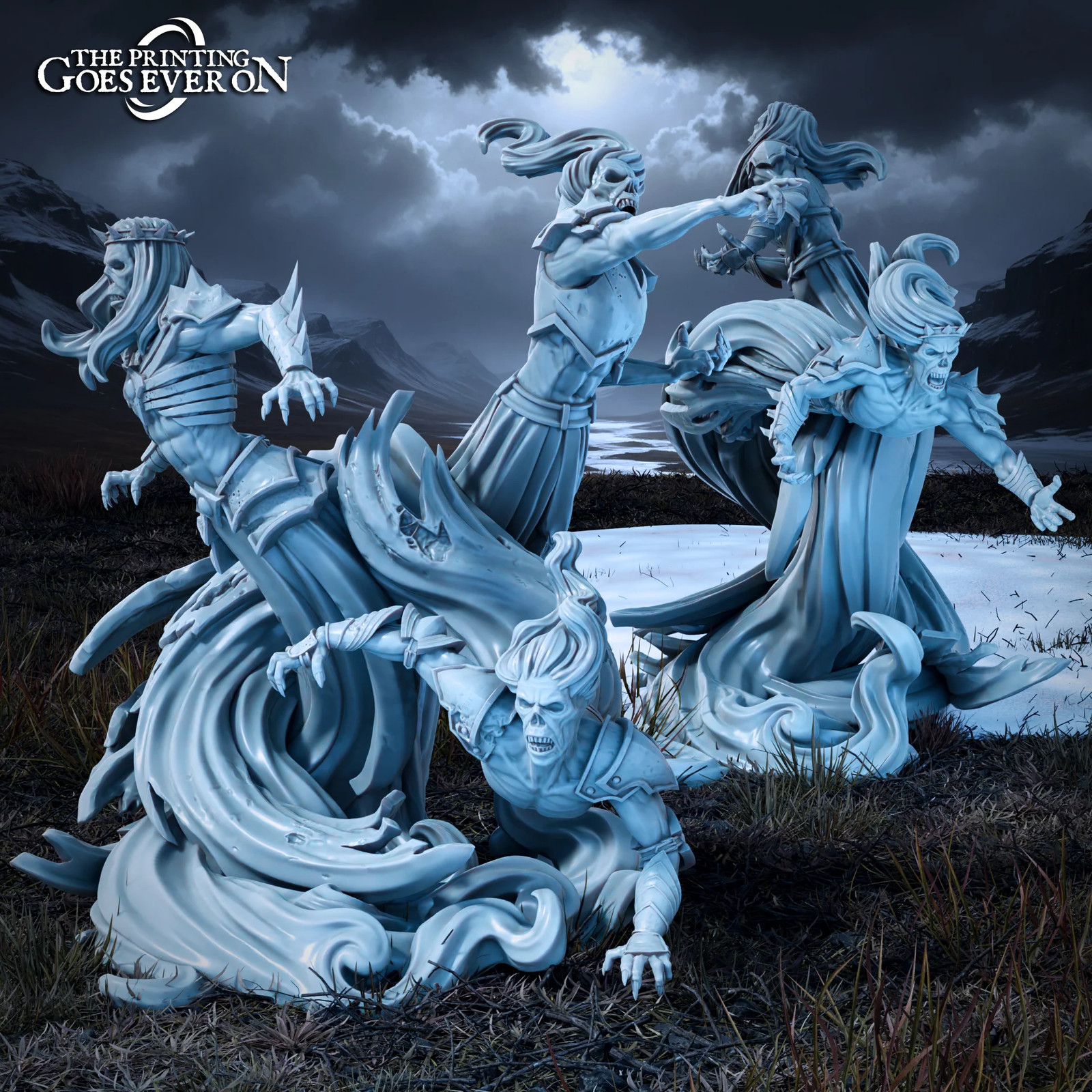 Shadows of the Forgotten (Set of 2) - 28-54mm - Resin Tabletop Miniatures