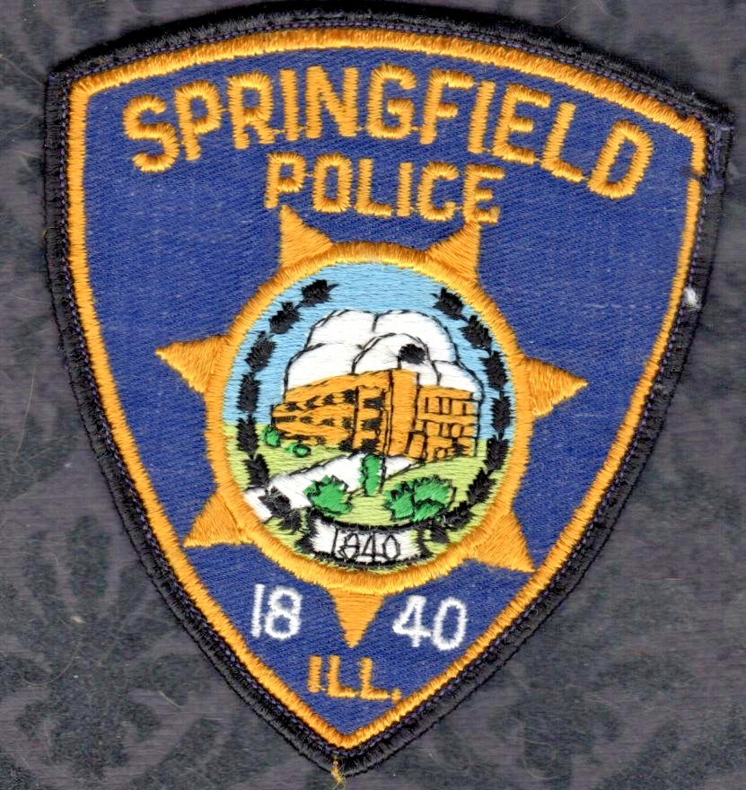 VintageSpringfield ILL. Illinois Police  Shoulder Patch - USED