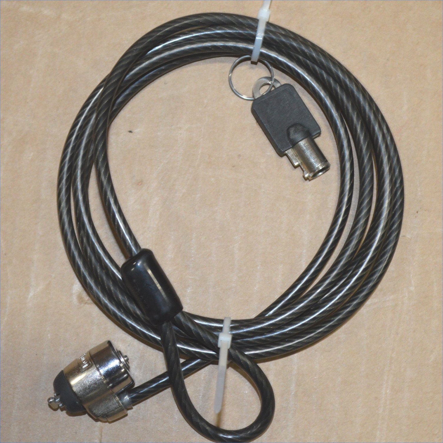 5 Kensington Heavy Duty Computer Notebook Laptop Cable Lock w/ Keys