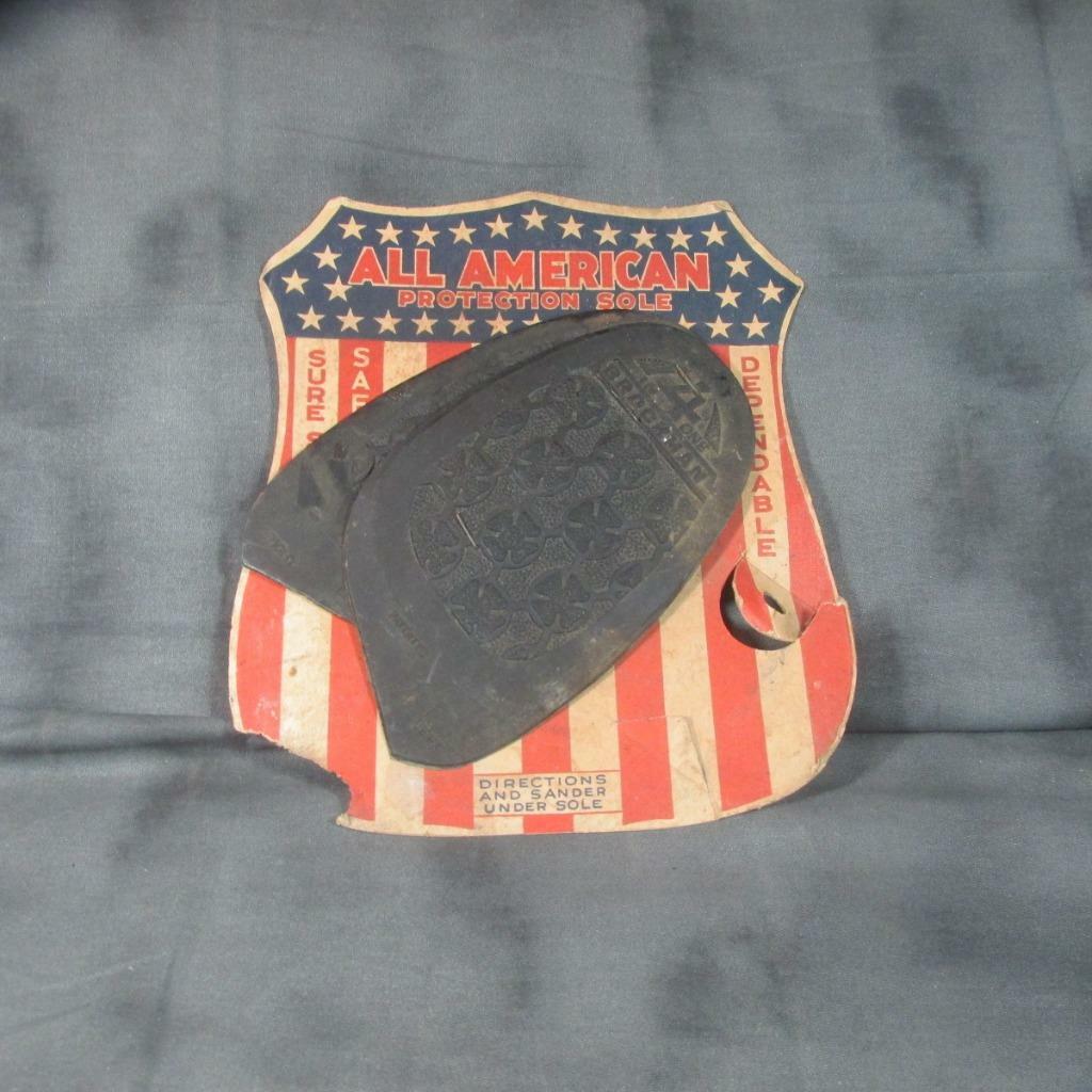 Unused on Card Vintage All American Protection Soles