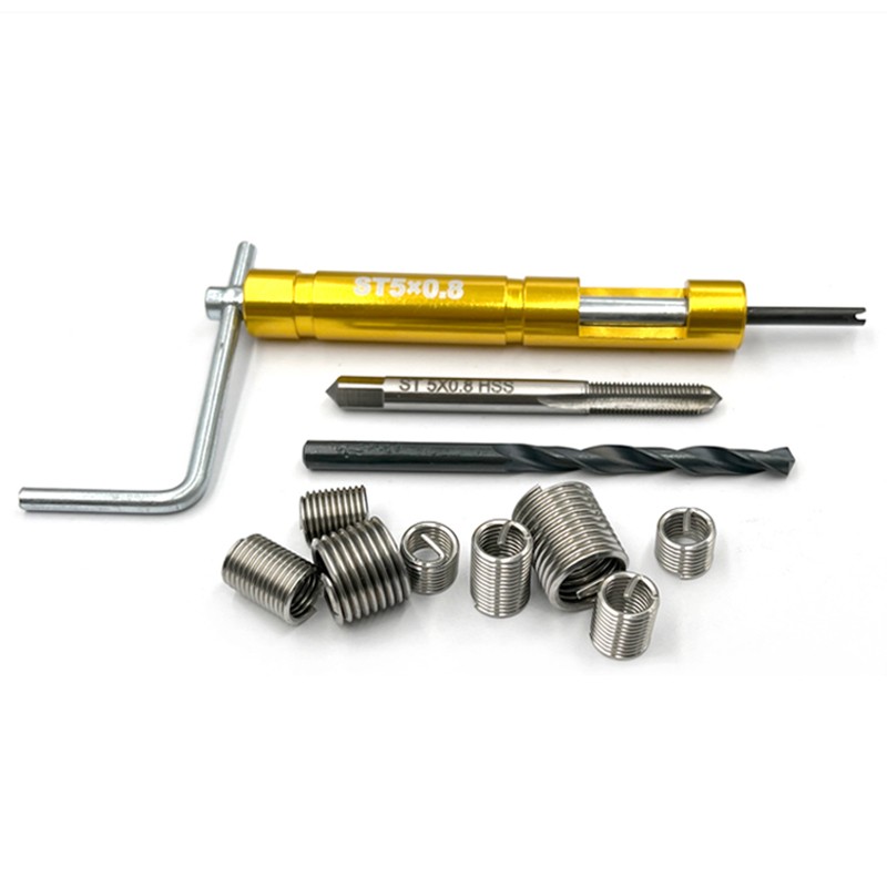 53x Thread Repair Kit M16*2*1.5D(24mm) Helicoil Damaged Threads Drill Bit Kit