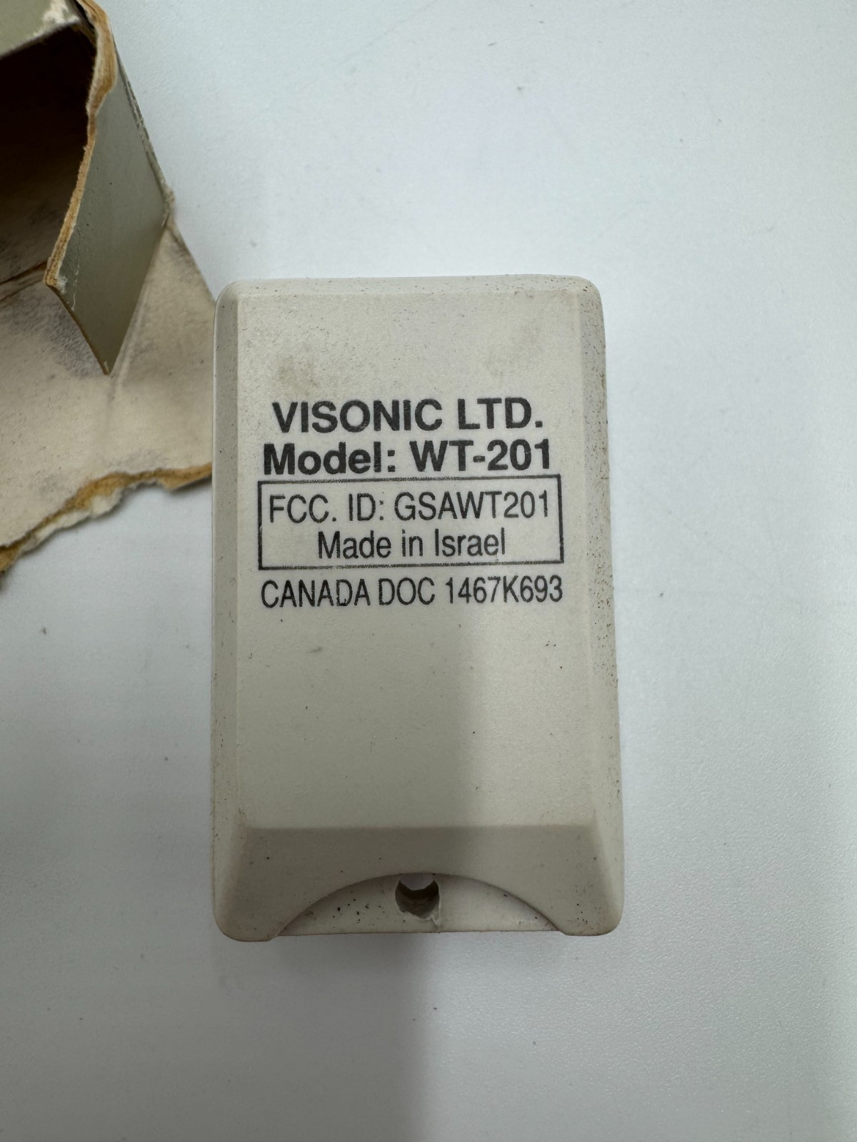 Visonic WT-201 A WP Pendant Transmitter