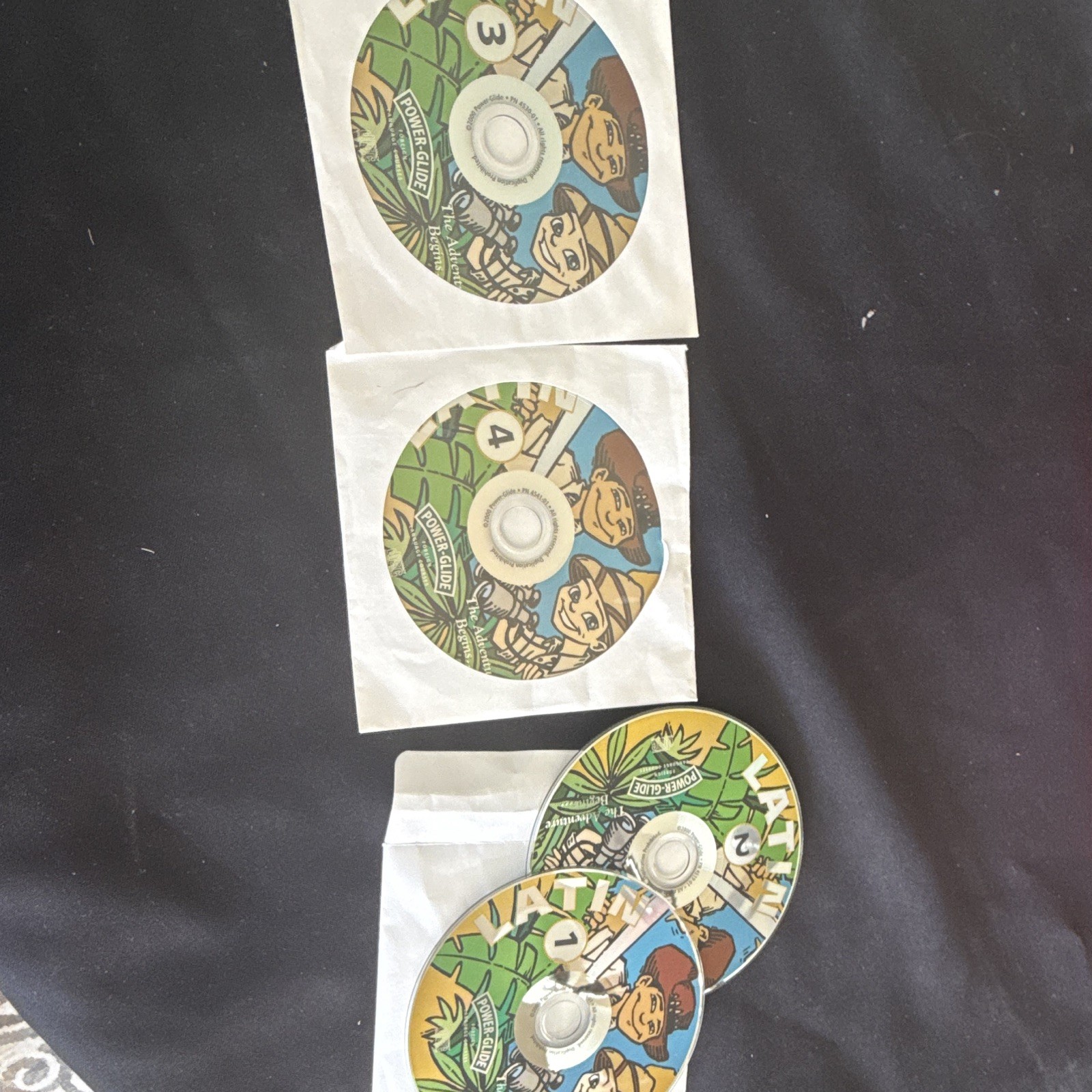Power-Glide Latin Language Course "The Adventure Begins" 4-Disc CD Set Mac OS