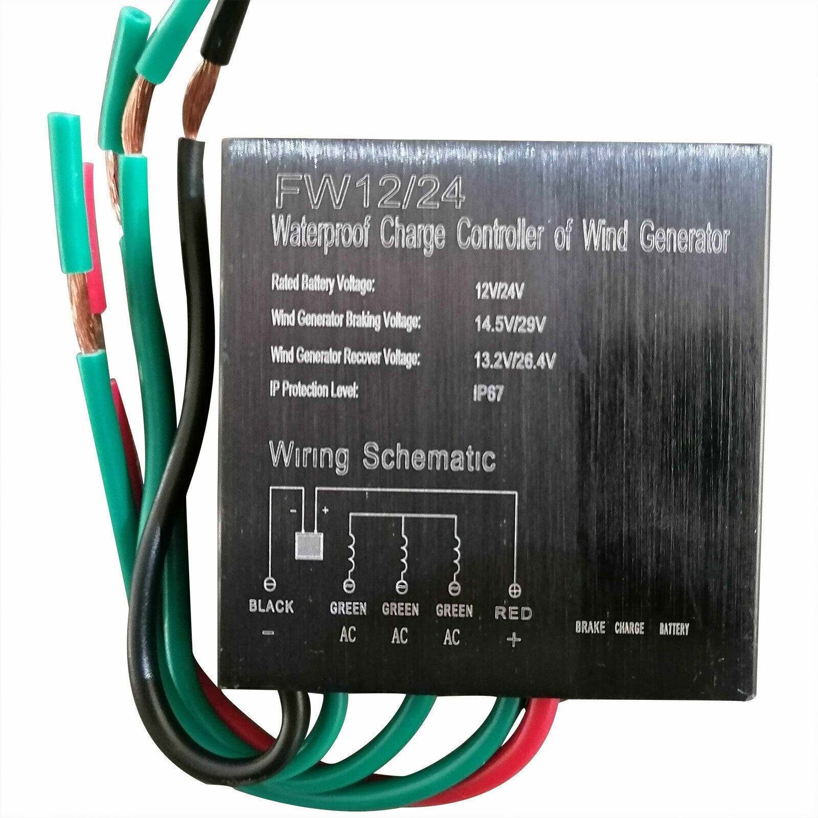 400W DC 12V Wind Turbine Generator Kit with Charge Controller Windmill Power New