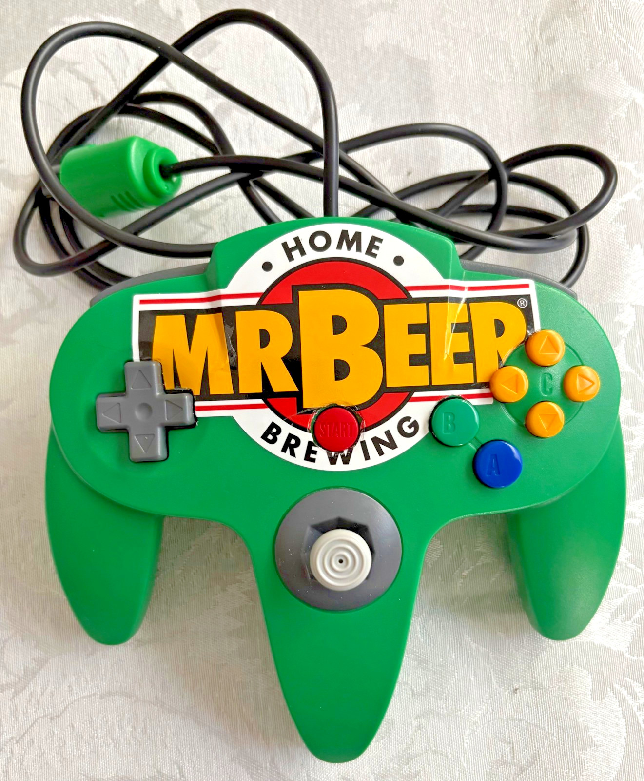 Cirka N64 Wired Controller Green Ergonomic Nintendo 64 Console Platform Mr Beer