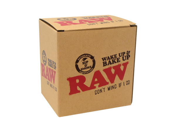Raw Wake Up & Bake Up Coffee Cup with Cone Holder