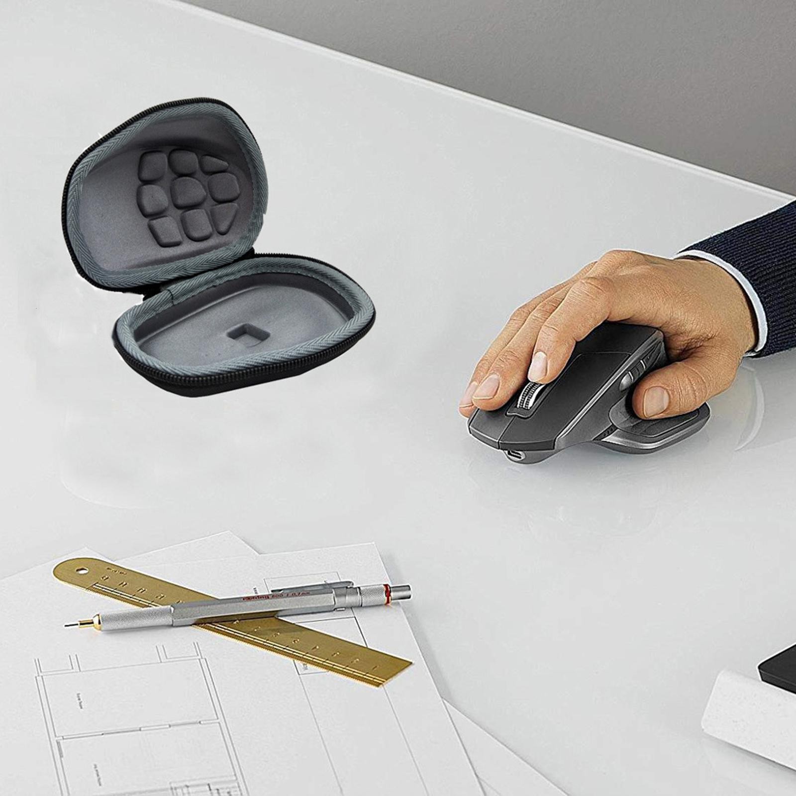 Hard Carrying Case Compatible with For Logitech MX Master 4/3S Wireless Mouse