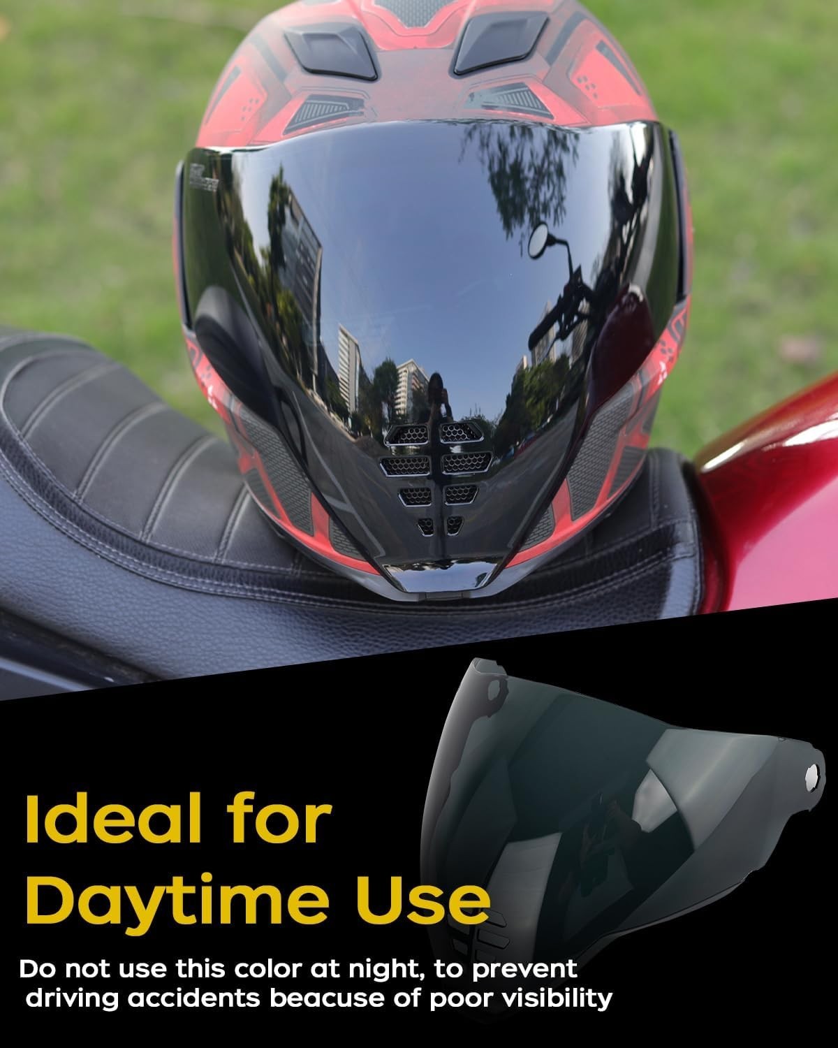 Visor Face Shield Replacement, IC-06 Visors Shield Compatible with IC-06 UV P...