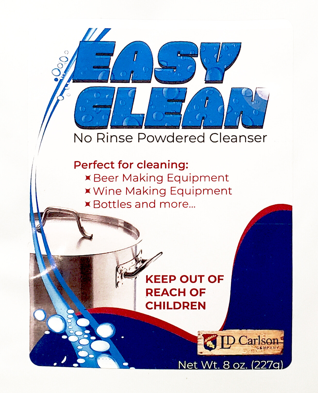 Easy Clean Jar w/screw-off lid- 8 oz. by L.D. Carlson