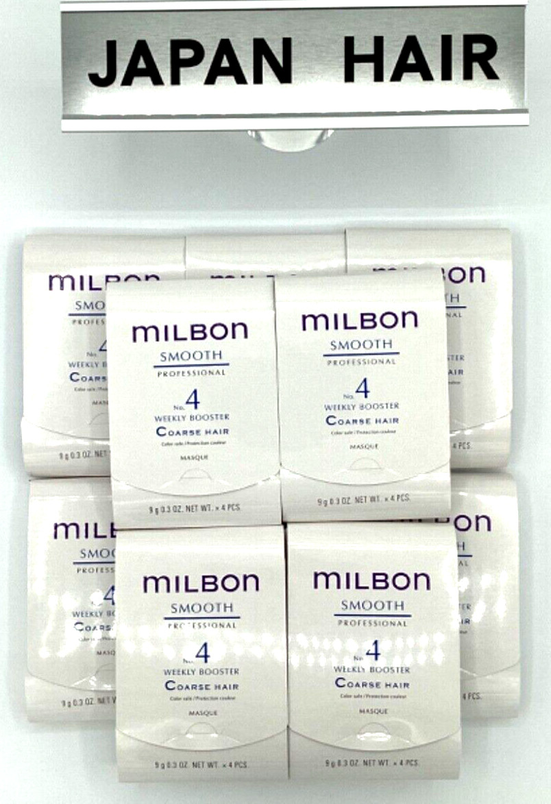 (Set of 10) Milbon Smooth No.4 Weekly Booster Treatment Coarse Hair|Made inJapan