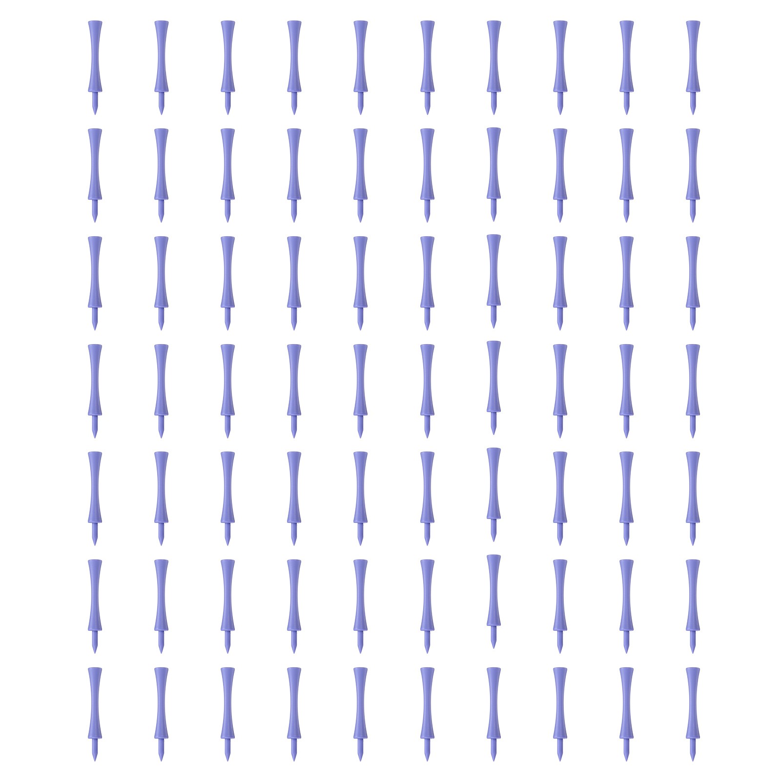 100 Pack Plastic Golf Tees 3.3 Inch Golf Tees Bulk Purple