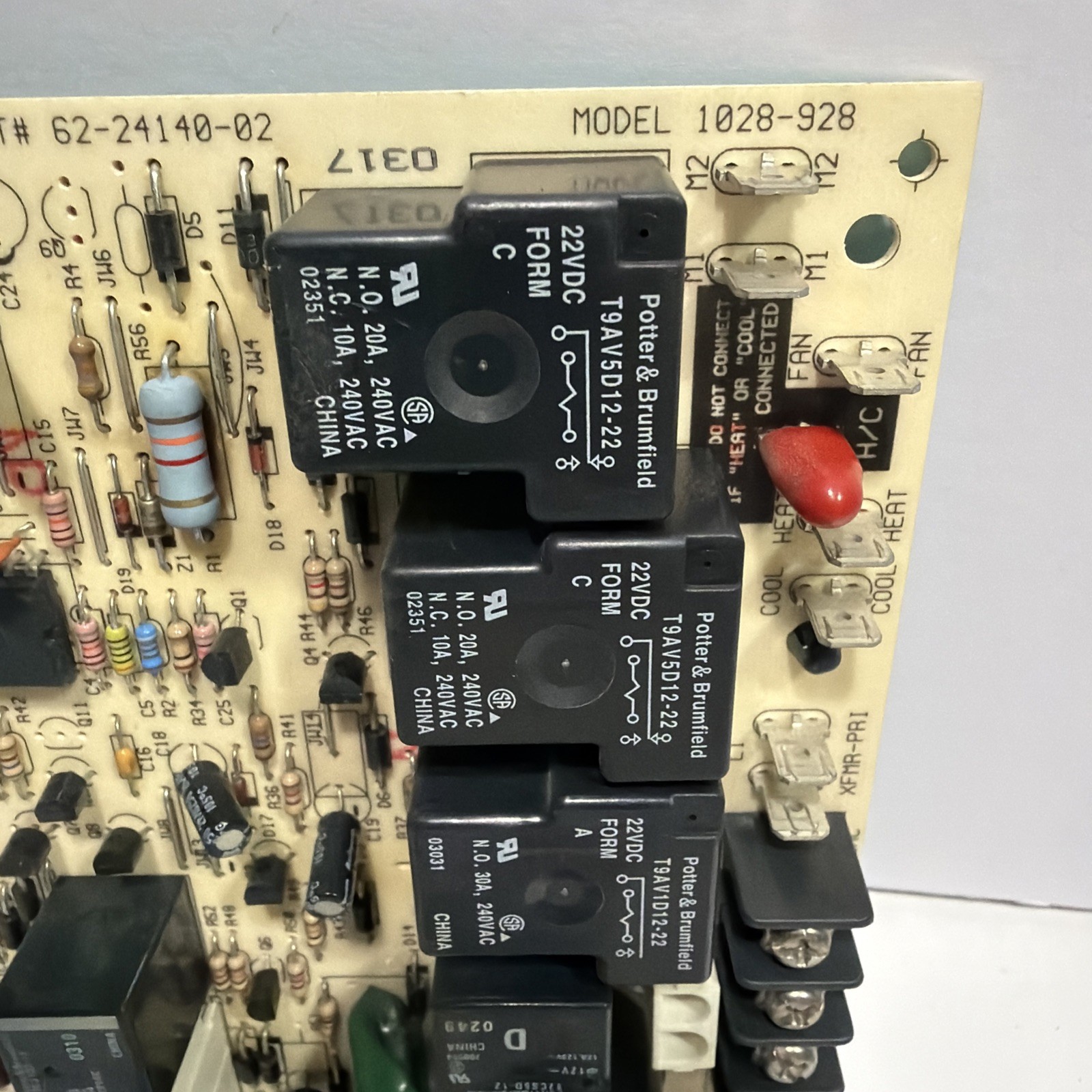RHEEM 62-24140-02 CONTROL BOARD 1028-928